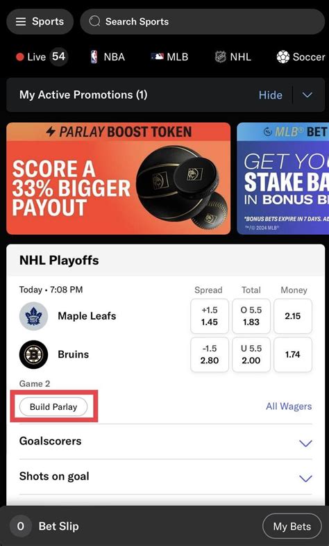 parlay bet maker.